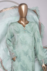Muse Luxury By HZ Unstitched 3 Piece Emb Raw Silk Suit-MRE-156