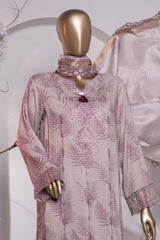 Muse Luxury By HZ Unstitched 3 Piece Emb Raw Silk Suit-MRE-159