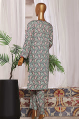 HZ Unstitched 2 Piece Co Ords Mid Summer Printed Lawn Suit-MSC-1051
