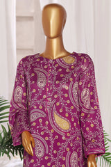 HZ Unstitched 2 Piece Co Ords Mid Summer Printed Lawn Suit-MSC-1052