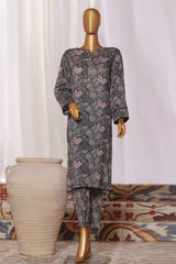HZ Unstitched 2 Piece Co Ords Mid Summer Printed Lawn Suit-MSC-1053