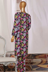 HZ Unstitched 2 Piece Co Ords Mid Summer Printed Lawn Suit-MSC-1056