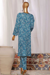 HZ Unstitched 2 Piece Co Ords Mid Summer Printed Lawn Suit-MSC-1057