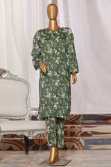 HZ Unstitched 2 Piece Co Ords Mid Summer Printed Lawn Suit-MSC-1058