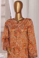 HZ Unstitched 2 Piece Co Ords Mid Summer Printed Lawn Suit-MSC-1059