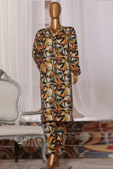 HZ Unstitched 2 Piece Co Ords Mid Summer Printed Lawn Suit-MSC-1060