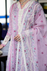 Orient Express By Mushq Unstitched 3 Piece Luxury Emb Lawn Suit-MSF-06-Raffine