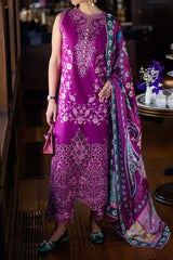 Orient Express By Mushq Unstitched 3 Piece Luxury Emb Lawn Suit-MSF-09-Orientella