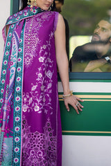 Orient Express By Mushq Unstitched 3 Piece Luxury Emb Lawn Suit-MSF-09-Orientella