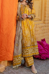 Monsoon Chunri By Al Zohaib Unstitched 3 Piece Digital Printed Lawn Suit-MSH-05