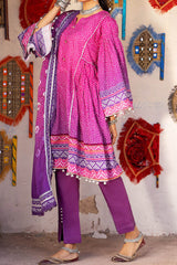 Monsoon Chunri By Al Zohaib Unstitched 3 Piece Digital Printed Lawn Suit-MSH-10