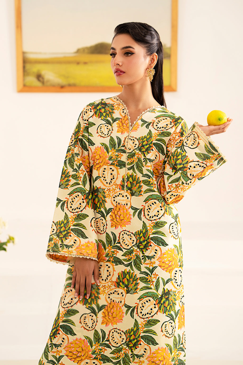 Fleur Co Ords By Sheenora Stitched 2 Piece Lawn Silk Collection'2024-Petal Pop