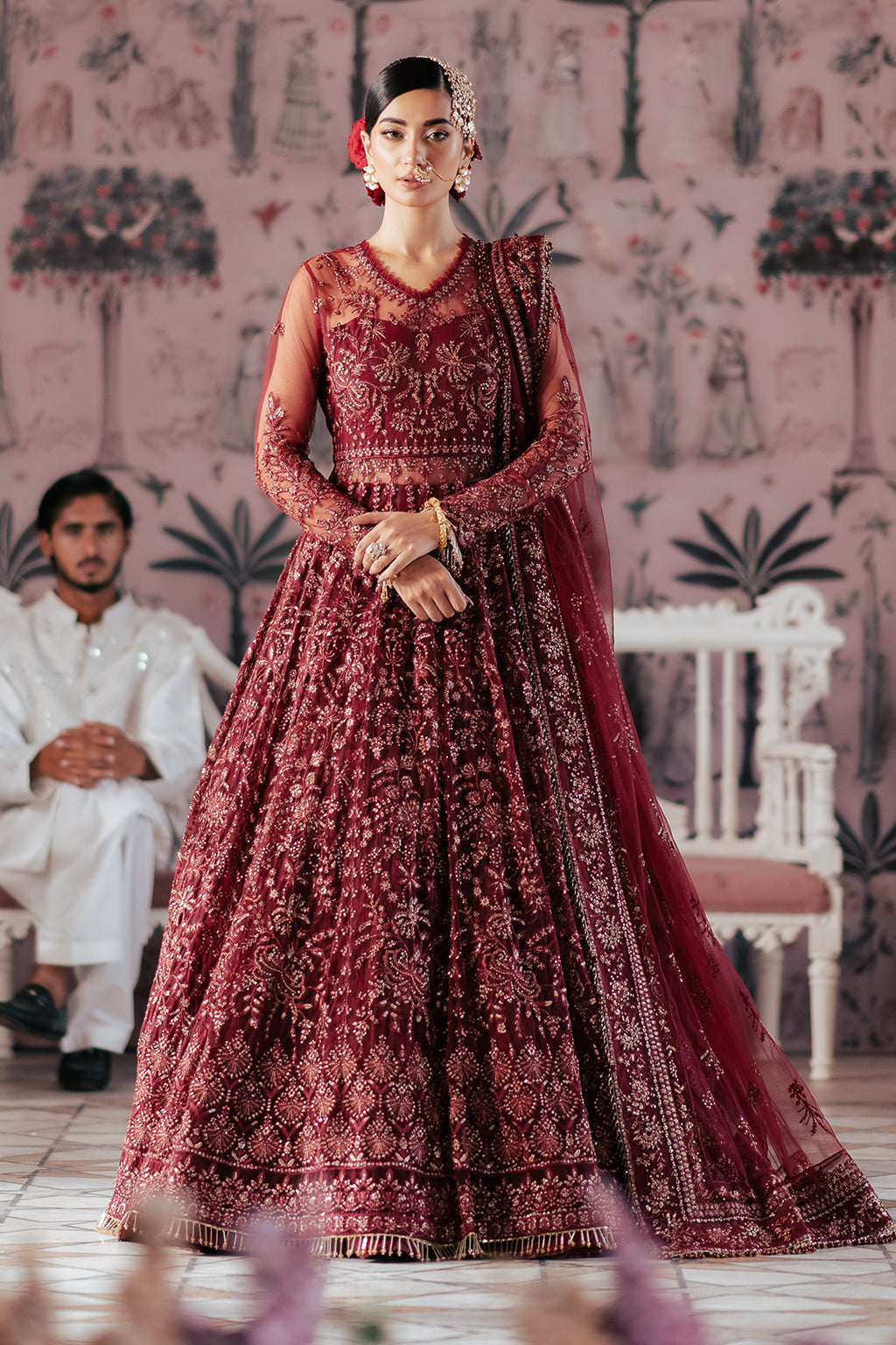 Silsila By Meeral Unstitched 3 Piece Formals Collection'2025-Elaila
