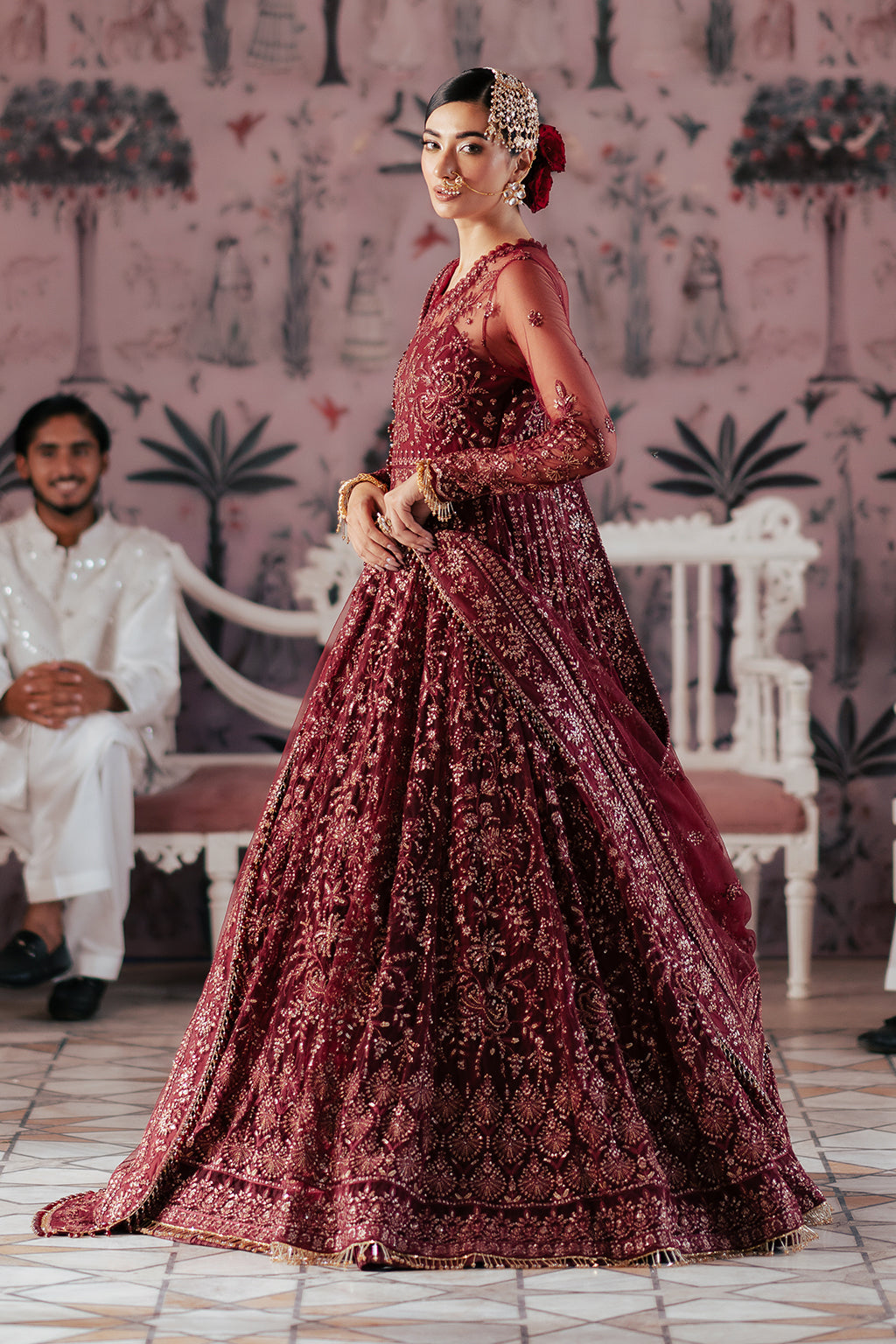 Silsila By Meeral Unstitched 3 Piece Formals Collection'2025-Elaila