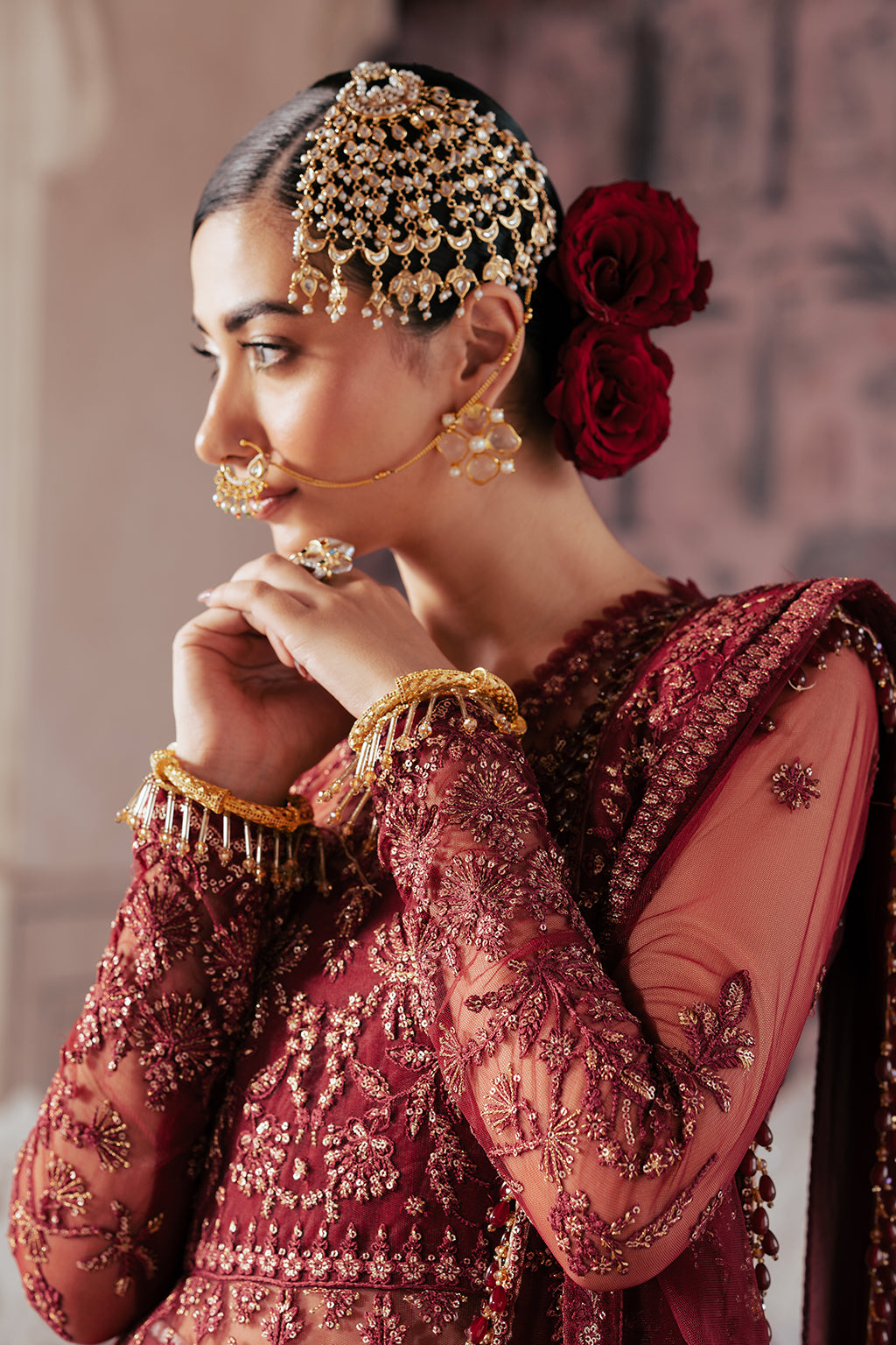 Silsila By Meeral Unstitched 3 Piece Formals Collection'2025-Elaila