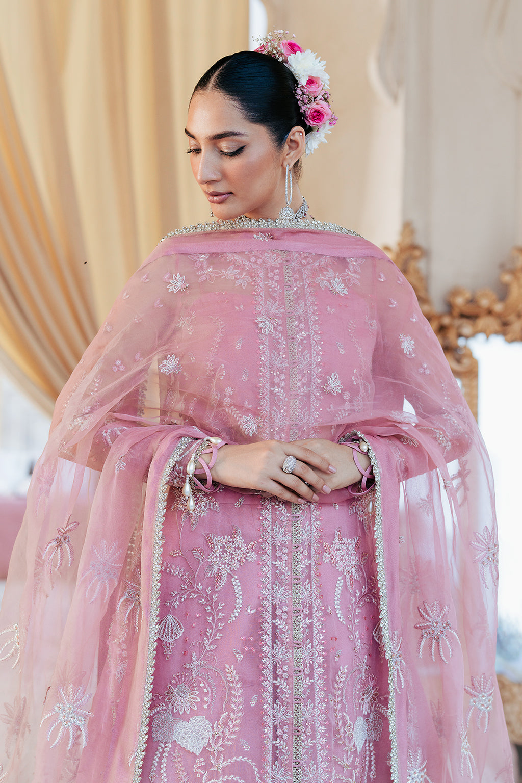 Silsila By Meeral Unstitched 3 Piece Formals Collection'2025-Leya