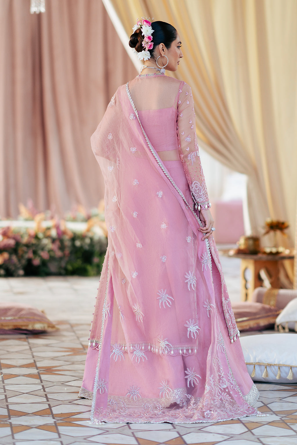 Silsila By Meeral Unstitched 3 Piece Formals Collection'2025-Leya