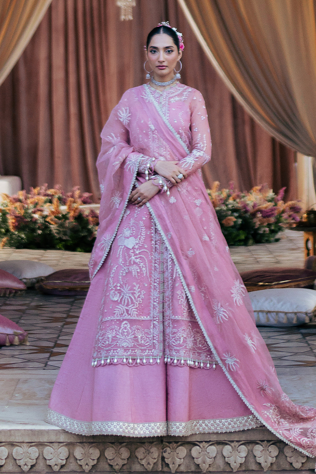 Silsila By Meeral Unstitched 3 Piece Formals Collection'2025-Leya
