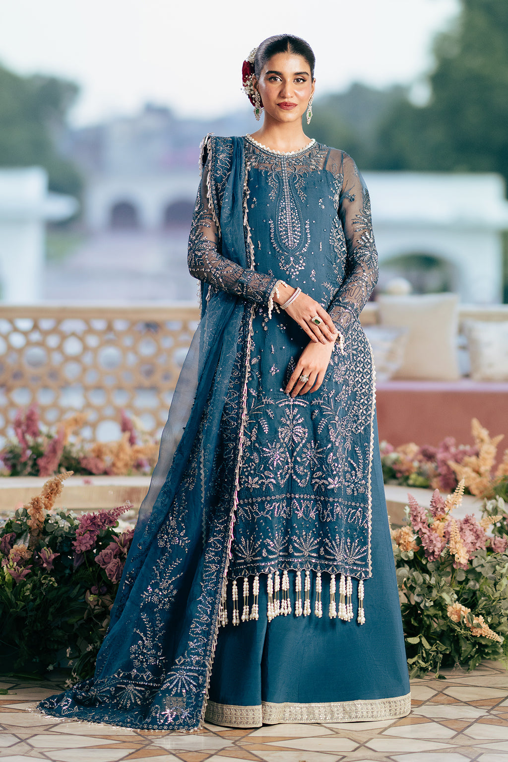 Silsila By Meeral Unstitched 3 Piece Formals Collection'2025-Evara