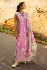 Manaram By Mushq Unstitched 3 Piece Luxury Lawn Collection'2025-MUN-01-Timeless Wave