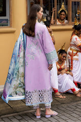 Manaram By Mushq Unstitched 3 Piece Luxury Lawn Suit-MUN-02-Glowing Pulse