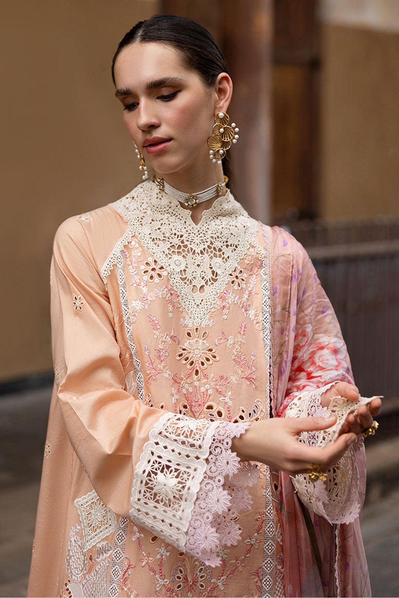 Manaram By Mushq Unstitched 3 Piece Luxury Lawn Collection'2025-MUN-04-Dreamlike Vibe