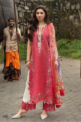 Manaram By Mushq Unstitched 3 Piece Luxury Lawn Suit-MUN-06-Eternal Radiance