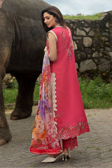 Manaram By Mushq Unstitched 3 Piece Luxury Lawn Suit-MUN-06-Eternal Radiance