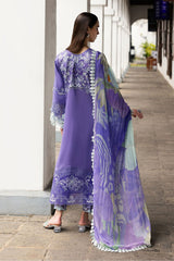 Manaram By Mushq Unstitched 3 Piece Luxury Lawn Suit-MUN-08-Luminous Essence