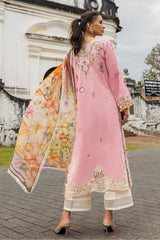 Manaram By Mushq Unstitched 3 Piece Luxury Lawn Suit-MUN-12-Twinkling Tempos