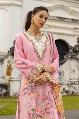 Manaram By Mushq Unstitched 3 Piece Luxury Lawn Suit-MUN-12-Twinkling Tempos