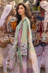 Manaram By Mushq Unstitched 3 Piece Luxury Lawn Suit-MUN-13-Glittering Grace