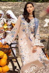 Manaram By Mushq Unstitched 3 Piece Luxury Lawn Suit-MUN-15-Glistening Groove