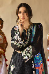 Manaram By Mushq Unstitched 3 Piece Luxury Lawn Suit-MUN-16-Dazzling Glimmer