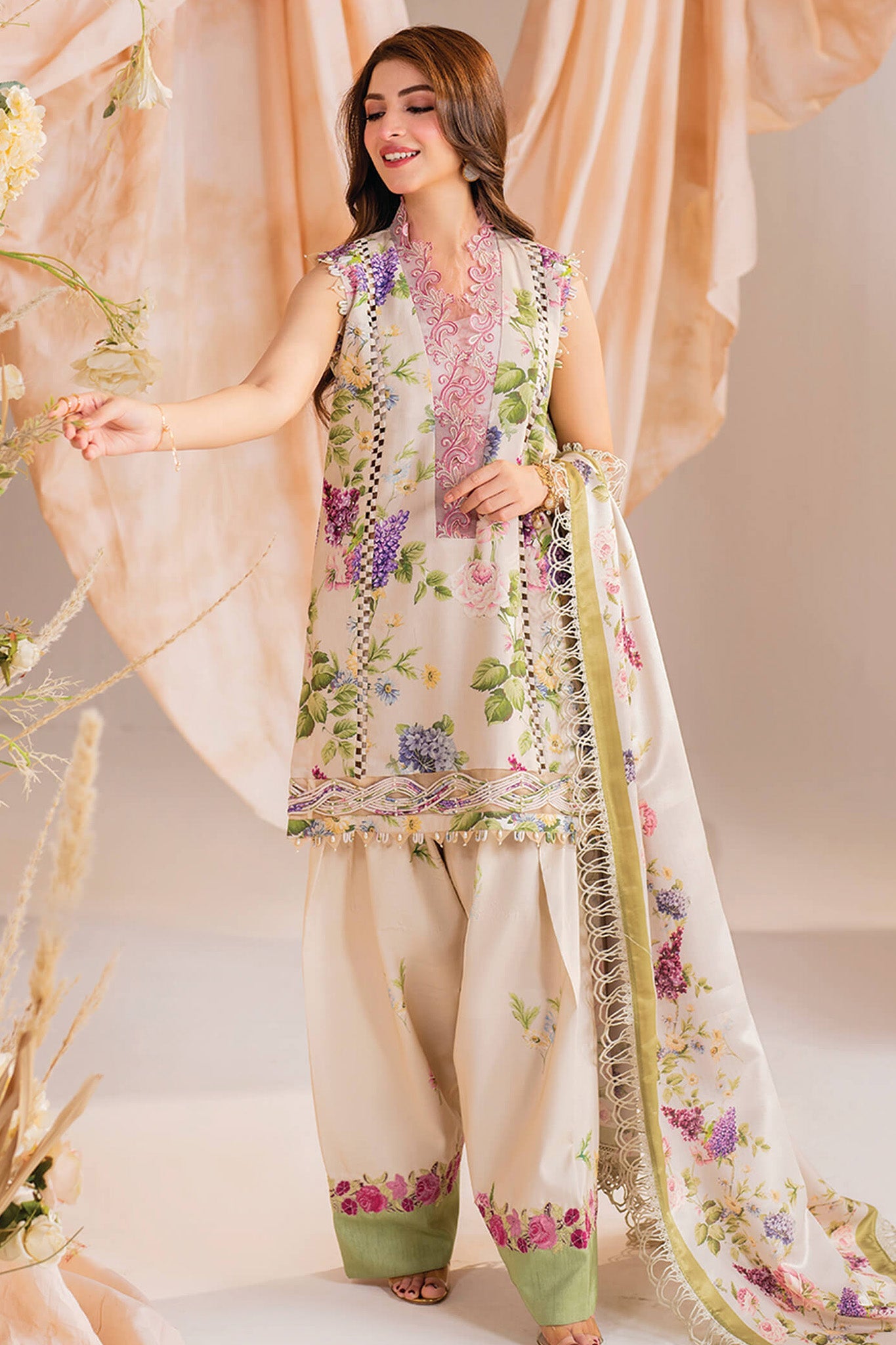 Meraki By Asifa Nabeel Unstitched 3 Piece Winter Vol-01 Collection'2024
