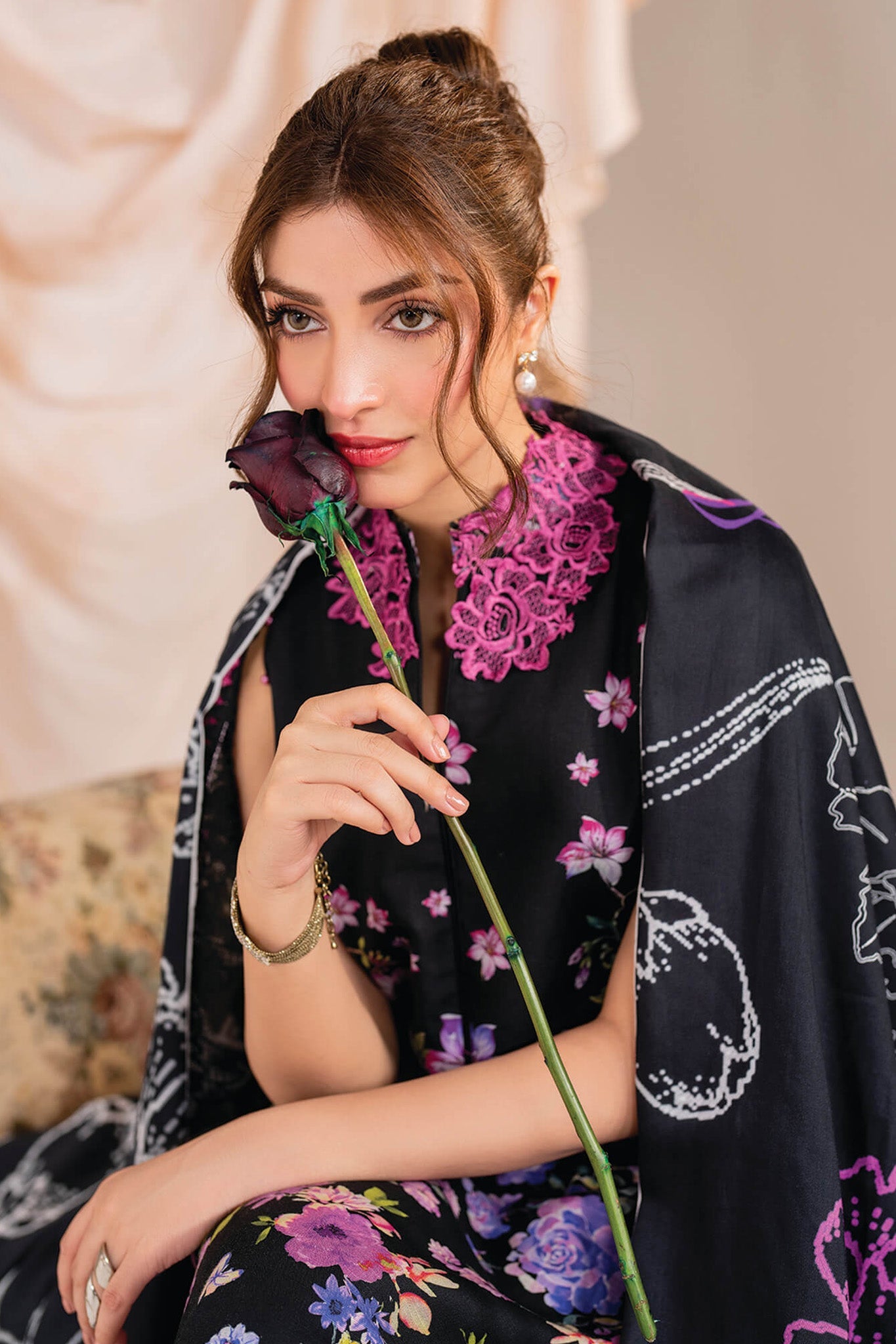 Meraki By Asifa Nabeel Unstitched 3 Piece Winter Vol-01 Collection'2024