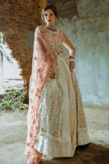 Stardust By Mushq Unstitched 3 Piece Wedding Suit-MWD-01-Galaxy Gown