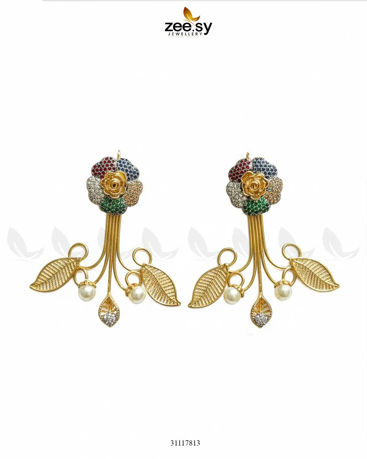 Laurel Earrings Multi - Zeesy Jewellery