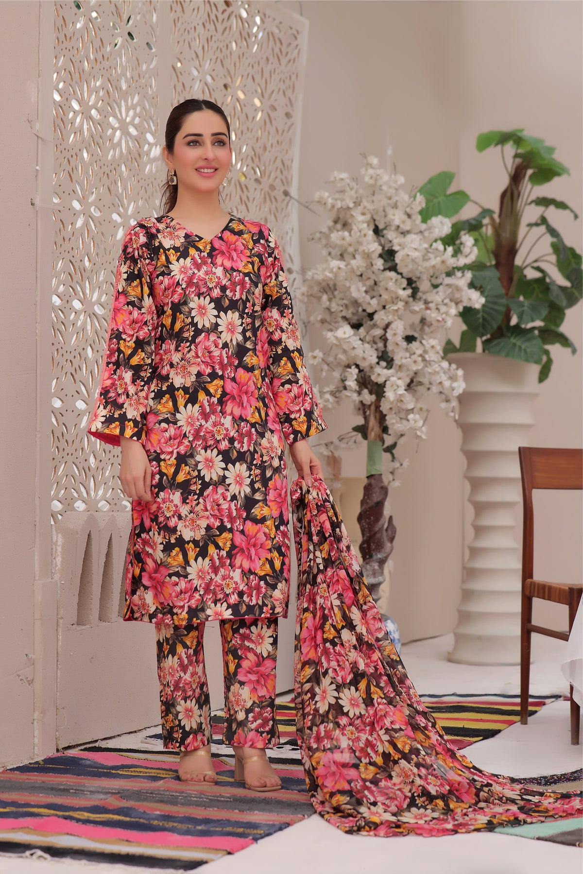 Feathers Unstitched 3 Piece Summer Collection-Magical Muse-FT263