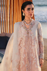 Sahil By Qalamkar Unstitched 3 Piece Luxury Lawn Suit-SA-06-Mahur