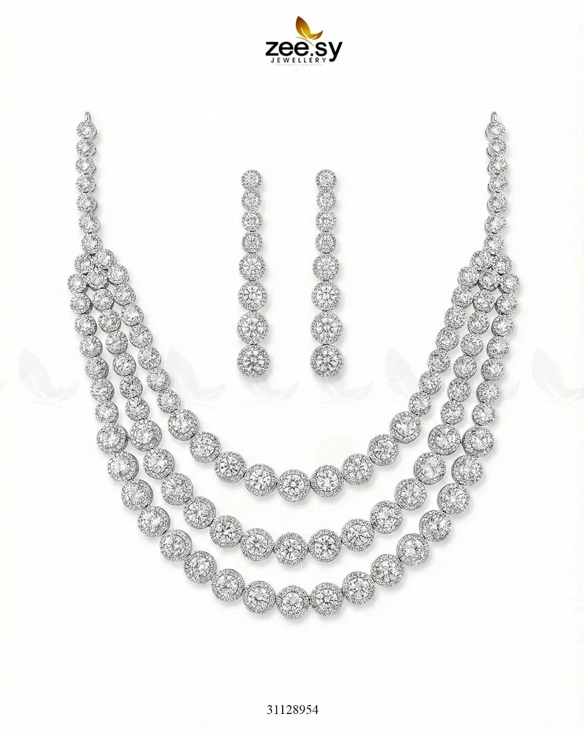 Majestic Triple Tier Necklace Set