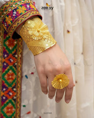 Marhaba Baai Armlet Bangle Ring Set - Zeesy Jewellery