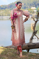 Hussain Rehar Unstitched 3 Piece Luxury Lawn Suit-Mari