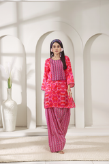 Luxe Noir by Madiha Gohar Stitched Summer Suit-Marjan - Farshi Shalwar Suit