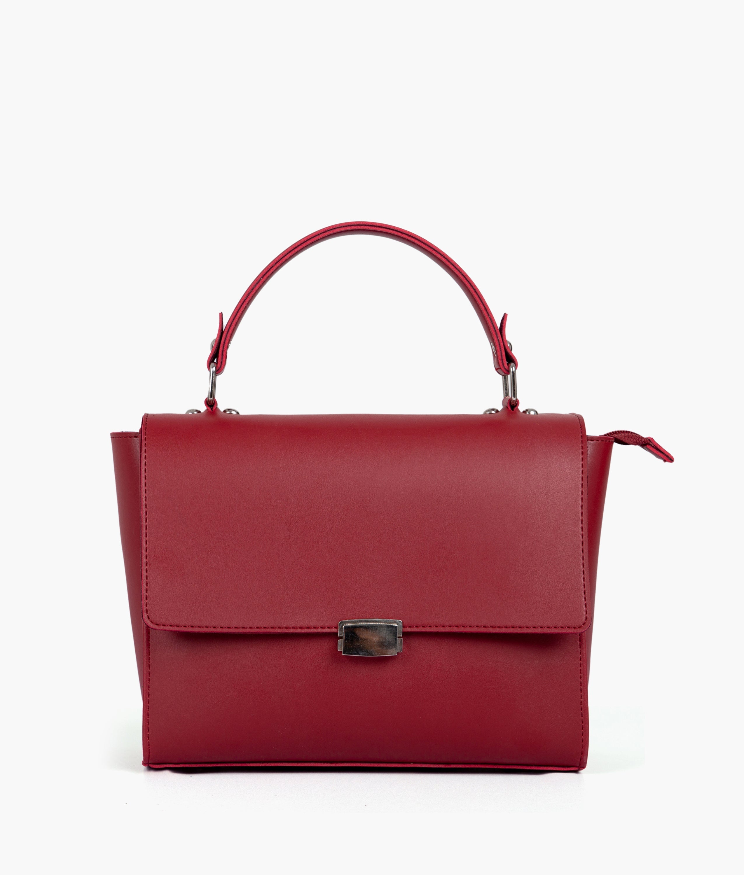 RTW Creation - Maroon mini messenger bag