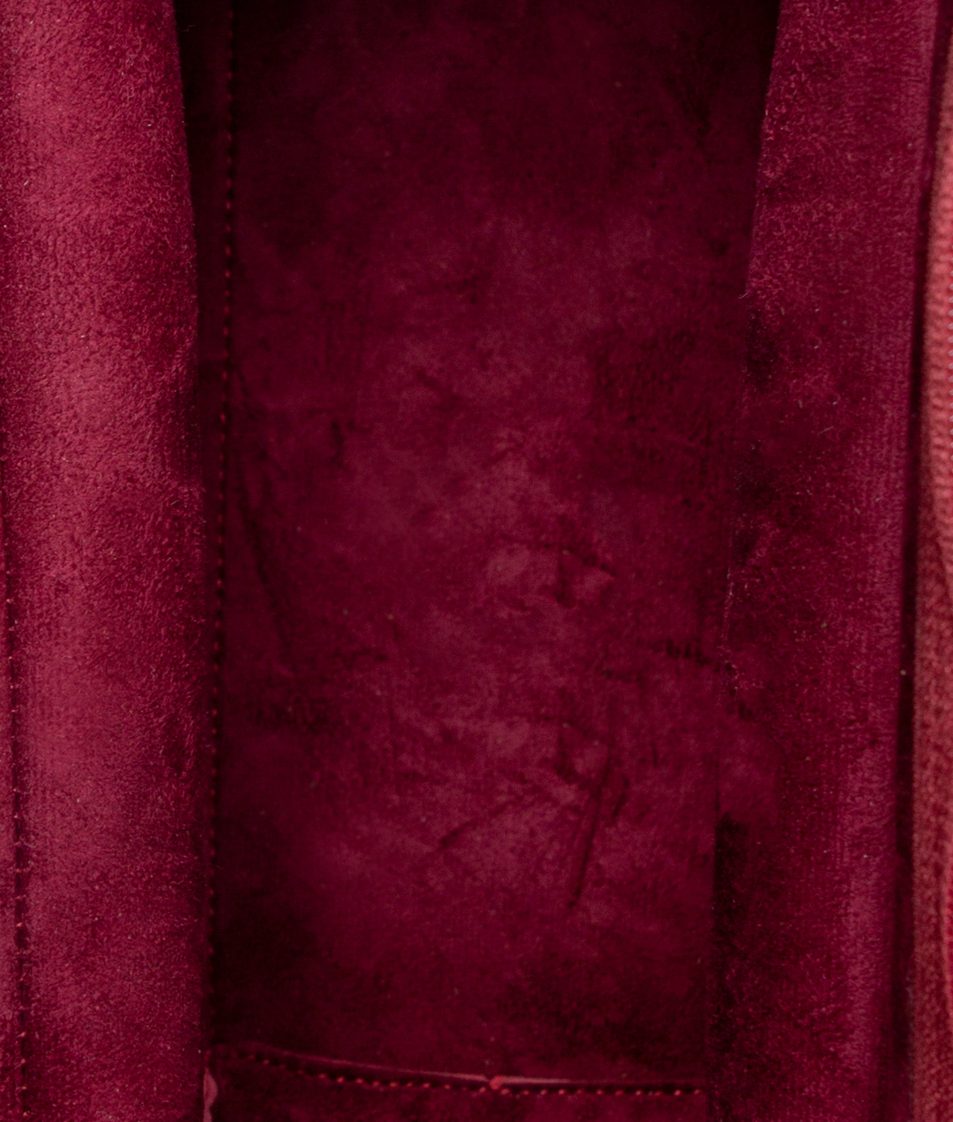 RTW Creation - Maroon mini messenger bag
