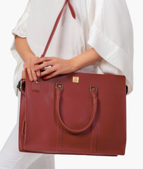 RTW Creation - Maroon laptop bag