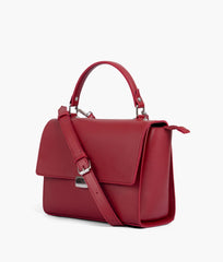 RTW Creation - Maroon mini messenger bag