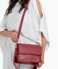 RTW Creation - Maroon mini cross-body bag