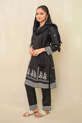 Cotton Block Printed 3 Pc Suit - Wear Ochre